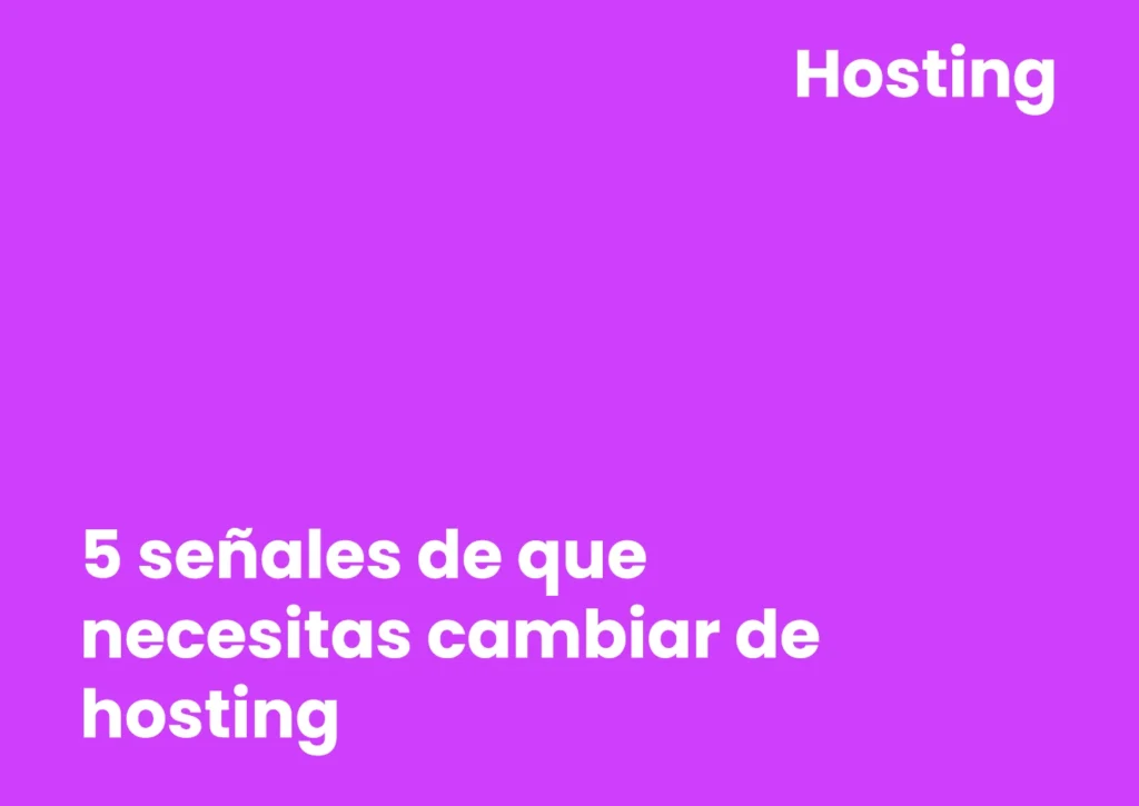 Cambiar de hosting en Murcia