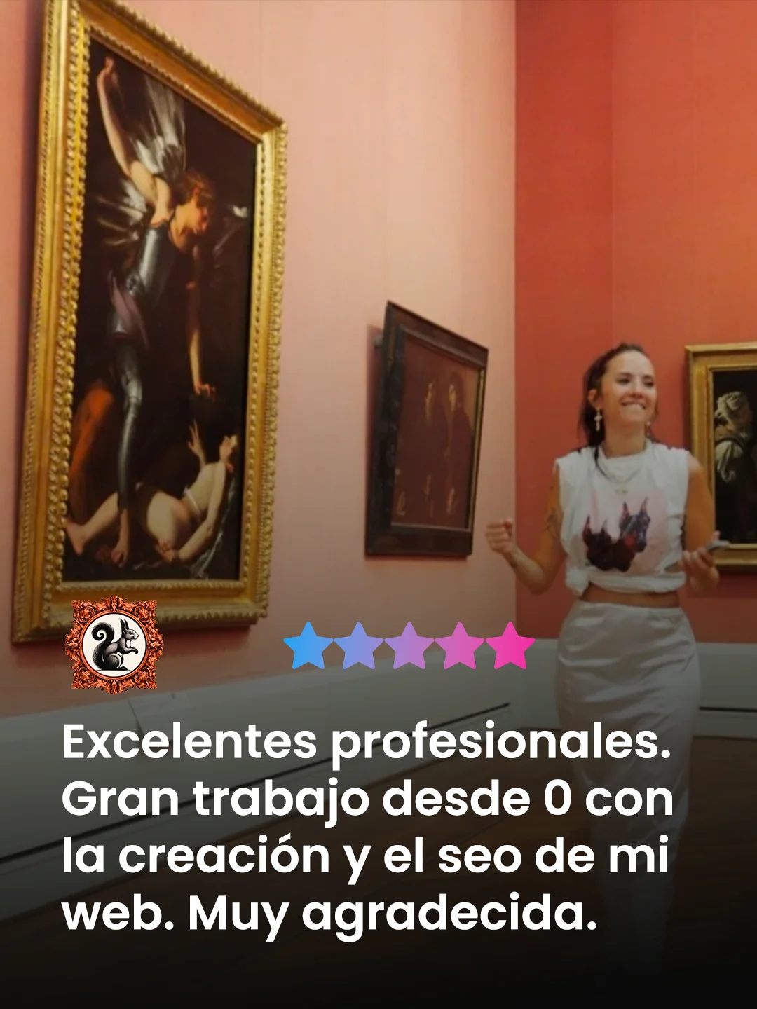 Reseña de Google de La Ardilla del Arte sobre SanCreate