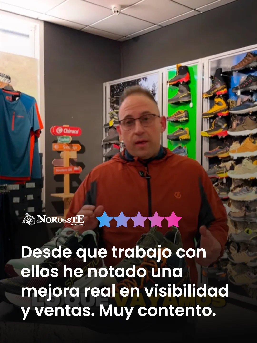 Reseña de Google de Aventura del Noroeste sobre SanCreate