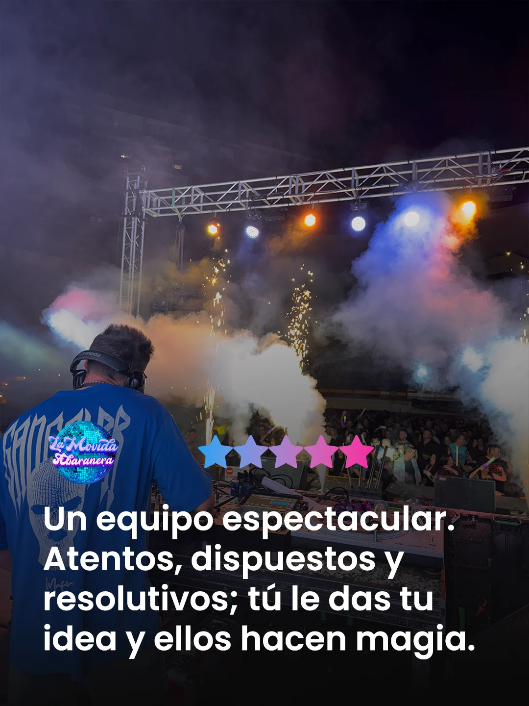 Reseña de Google de La Movida sobre SanCreate